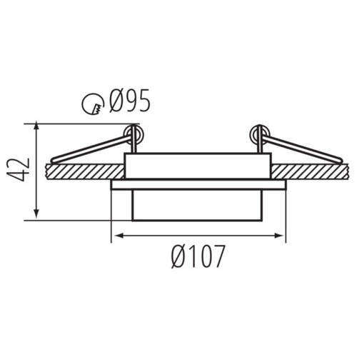 Точечный светильник AGEO DSO-B KANLUX 33165 фото №3
