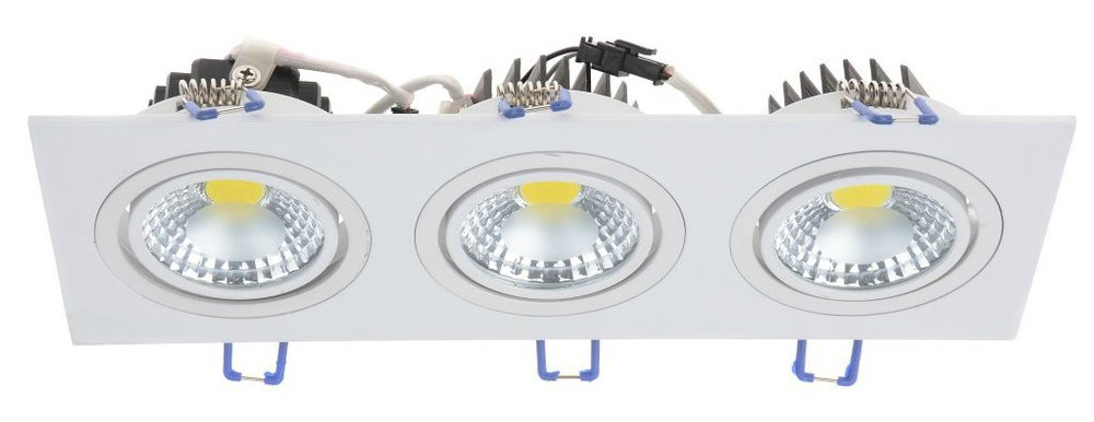 Світильник точковий світлодіодний Brille LED-173/3x5W NW WH фото №1
