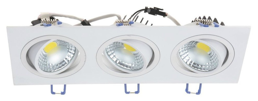 Світильник точковий світлодіодний Brille LED-173/3x5W NW WH фото №2