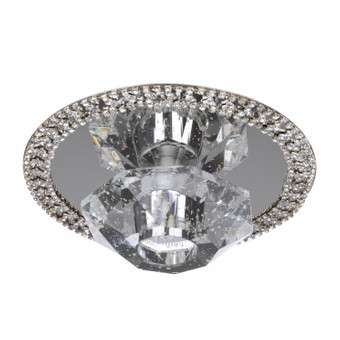 Світильник точковий Brille HDL-G165 White/Bubble Crystal декоративний фото №1