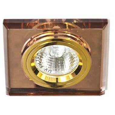Світильник точковий вбудований Feron 8170-2 коричневий + золото фото №2