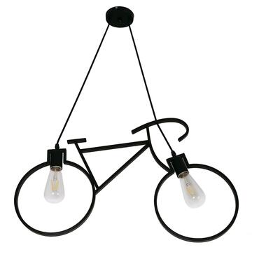 Люстра подвесная декоративная велосипед Levistella 909XL1050-2 BK черный фото №1