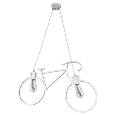 Люстра подвесная декоративная велосипед Levistella 909XL1050-2 WH белый фото №1