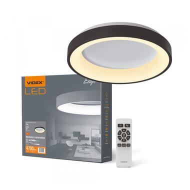 Светильник потолочный светодиодный LED VIDEX EDGE-RC-72W-BLACK (VLE-ERC-72B) черный + белый  фото №1