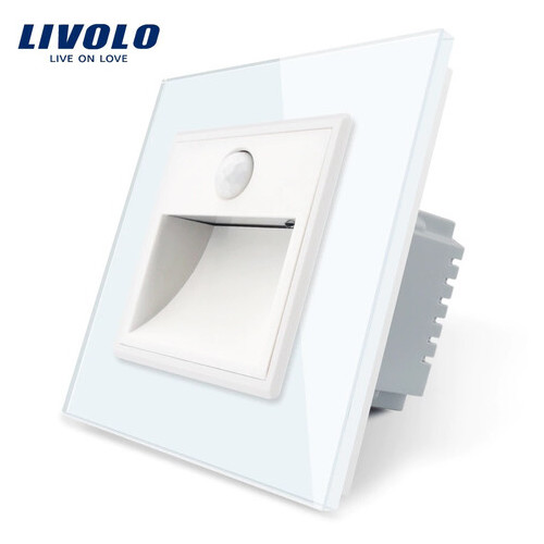 Світильник для сходів підсвітка підлоги Livolo з датчиком руху колір білий (702800211) фото №1