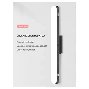 Светильник аккумуляторный магнитный XO YH08A Kubi 1200mAh LED черный фото №2