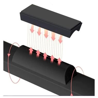 Светильник аккумуляторный магнитный XO YH08A Kubi 1200mAh LED черный фото №3