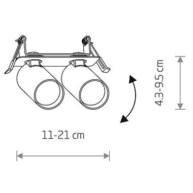 Точечный светильник NOWODVORSKI 11443 Fourty фото №2