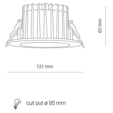 Точечный светильник Nowodvorski 8772 CL KEA фото №8