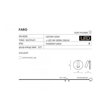 Бра AZzardo FARO AZ3204 фото №2