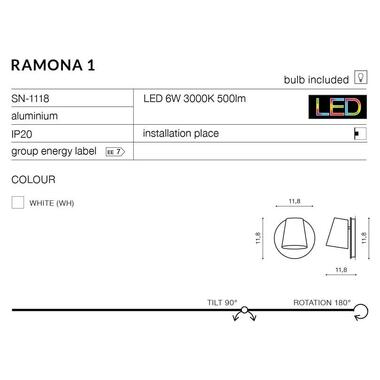 Бра AZzardo RAMONA 1 SWITCH AZ2565 фото №2