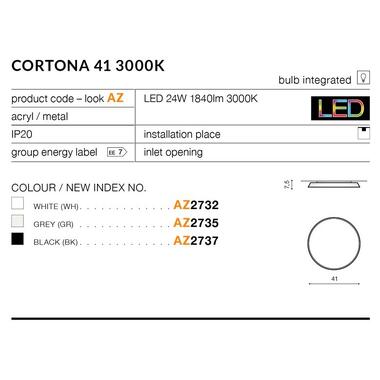 Потолочный светильник AZzardo CORTONA AZ2736 фото №3