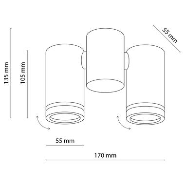 Точечный светильник TK LIGHTING 4352 JET фото №7