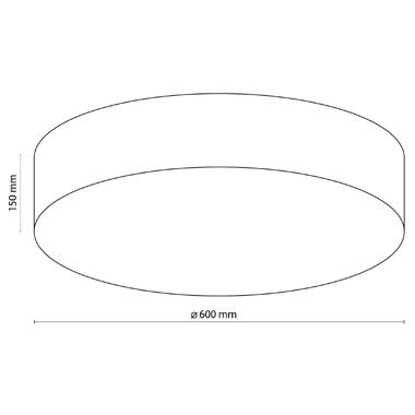 Потолочный светильник TK LIGHTING 5637 RONDO LINEN фото №3