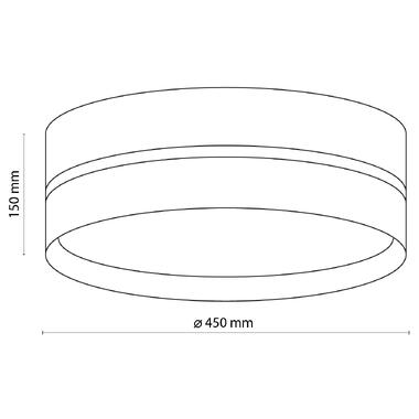 Потолочный светильник TK LIGHTING 6548 PAGLIA BLACK фото №3