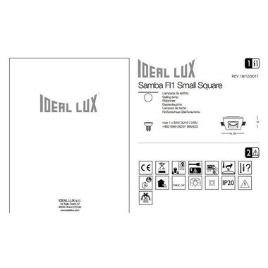 Точечный светильник Ideal Lux SAMBA 150291 фото №2