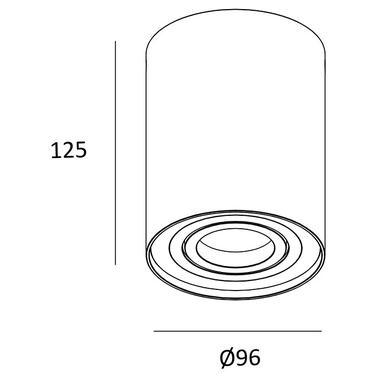 Точечный светильник Zuma Line RONDOO 89201 фото №2