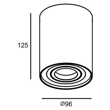 Точечный светильник Zuma Line RONDOO 94354 фото №2