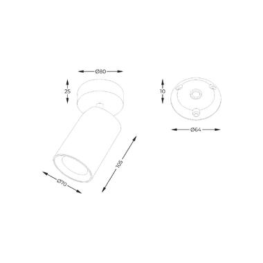 Спот ZUMALINE TLS006-WH TORE фото №4