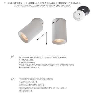 Спот ZUMALINE TLS006-WH TORE фото №3