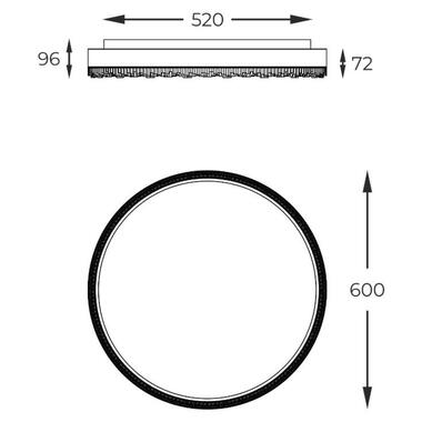 Потолочный светильник Zuma Line FM2304600R-MB REGI фото №5
