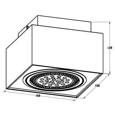 Точечный светильник Zuma Line 20074-WH Boxy фото №2