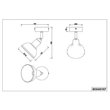 Бра TRIO DELHI 803400167 фото №3