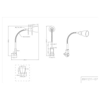Бра TRIO LIGARA 8911211-07 фото №3