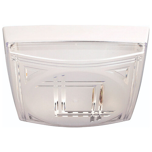 Світильник настінно-стельовий пластиковий Horoz Electric Модерн 1*60 білий фото №1