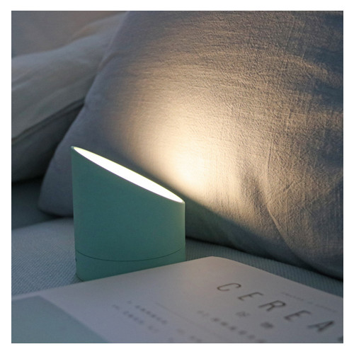 Будильник-лампа THE EDGE LIGHT з регулюванням яскравості, зелений фото №2