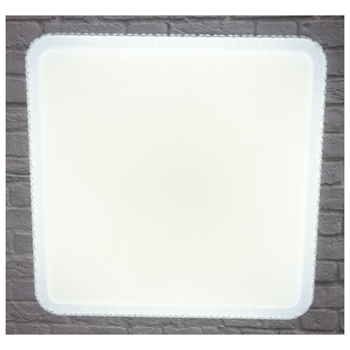 Світильник стельовий Sunnysky LED з пультом W71139B/500*500 Білий 5х53х53 див. фото №5