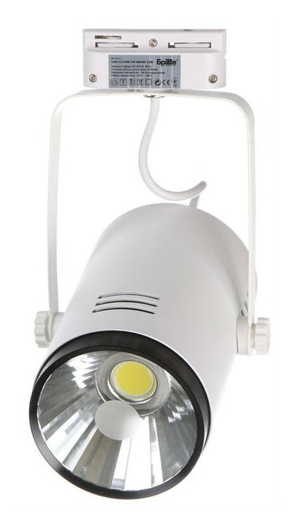 Світильник трековий Brille LED-413/30W CW White/Black COB світлодіодний фото №2
