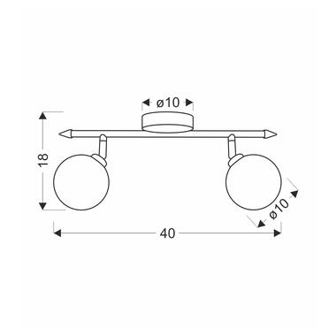 Спот Candellux 92-20970 Rodia фото №2