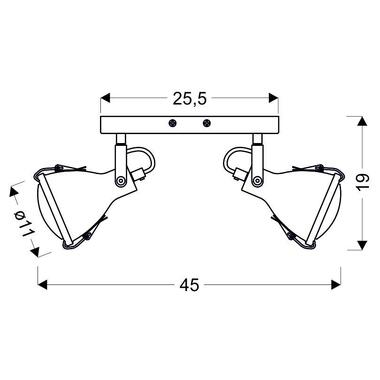 Спот Candellux 92-71118 CRODO фото №5