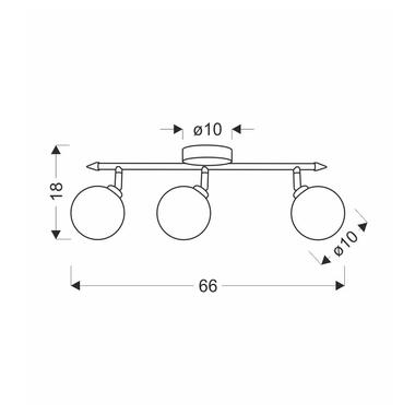 Спот Candellux 93-16546 Rodia фото №7