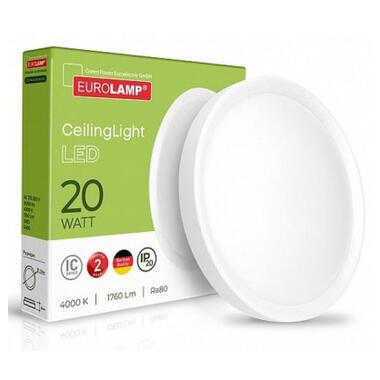 Світильник Eurolamp Easy click 20W 4000K (LED-NLR-20/40(GM)) фото №2