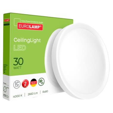 Світильник Eurolamp Easy click 30W 4000K (LED-NLR-30/40(GM)) фото №2