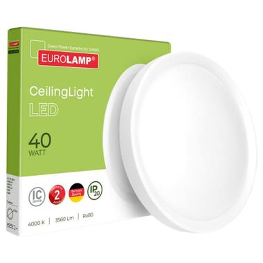 Світильник Eurolamp Easy click 40W 4000K (LED-NLR-40/40(GM)) фото №2