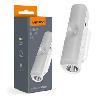 Светильник Videx акумуляторний с датчиком движения (VL-NL108W) фото №1