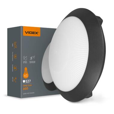 Светильник Videx IP65 под лампу E27 VIDEX VL-BHR-E2726SB с датчиком движения фото №1