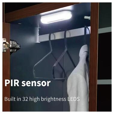 Сенсорний світильник Epik LED з датчиком руху MZ-L1101 (180*43*25mm) White light фото №7
