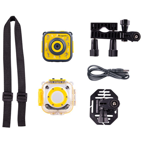 Дитяча екшн-камера inSPORTline KidCam - чорно-жовта (17427) фото №10