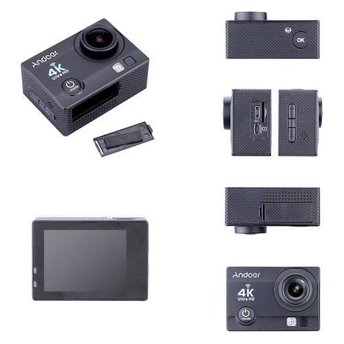 Видеокамера XPRO LIGHT 4K Black + Монопод фото №2