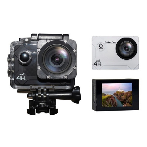 Видеокамера XPRO MIC WiFi 4K Black + Монопод фото №5