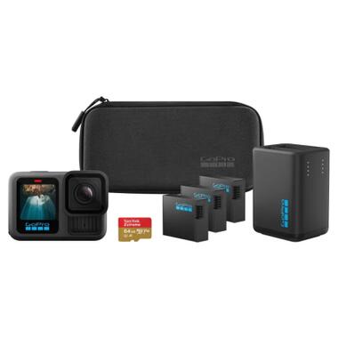 Экшн-камера GoPro HERO13 Black + 3 Enduro Batteries + SD Card + Dual Battery Charger + Case (CHDRB-134-RW) фото №5