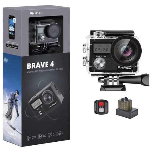Екшн-камера AKASO Brave 4 4K Black фото №1