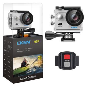Экшн-камера Eken H9R Ultra HD с пультом Серебристый фото №4