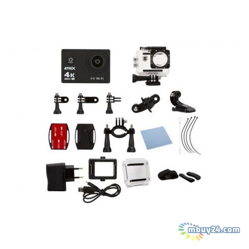 Экшн-камера Atrix ProAction A30 4K Ultra HD Black фото №4