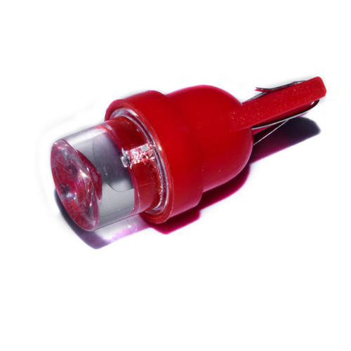 Світлодіодна лампа AllLight T10 1 діод LED бц W2,1x9,5d 12V RED фото №1