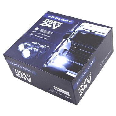 Світлодіодні лінзи Bi-LED Infolight Truck Lense 24V фото №2